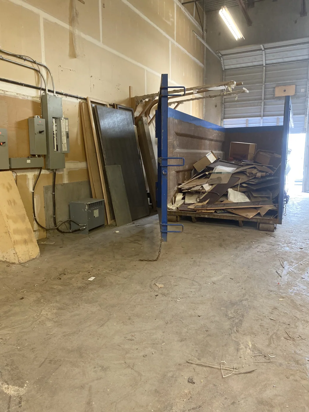 Commercial space after cleanout